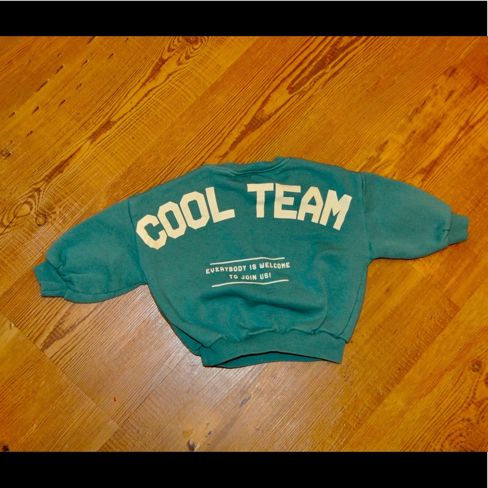 Green Zara Crew